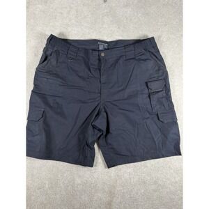 5.11 Tactical Series Mens Cargo Shorts US 44 Navy Blue Polyester Ripstop Utility